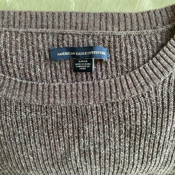 American Eagle plum open sleeve-sweater - Picture 5 of 5